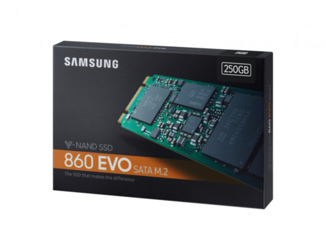 Твердотельный накопитель Samsung 860 EVO MZ-N6E250BW Твердотельный накопитель Samsung 860 EVO MZ-N6E250BW