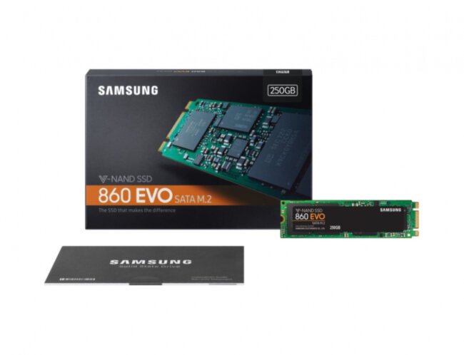 Твердотельный накопитель Samsung 860 EVO MZ-N6E250BW Твердотельный накопитель Samsung 860 EVO MZ-N6E250BW