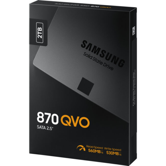 Твердотельные накопители Samsung 870 QVO 2000GB (MZ-77Q2T0BW) Твердотельные накопители Samsung 870 QVO 2000GB (MZ-77Q2T0BW)