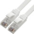 Greenconnect Патч-корд PROF плоский прямой 0.5m, UTP медь кат.6, белый, 30 AWG, ethernet high speed 10 Гбит/с, RJ45, T568B, GCR-51786 Greenconnect RJ45(m) - RJ45(m) Cat. 6 U/UTP PVC 0.5м белый