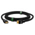 GCR Кабель 4.5m HDMI версия 2.0, HDR 4:2:2, Ultra HD, 4K 60 fps 60Hz/5K*30Hz, 3D, AUDIO, 18.0 Гбит/с, 28/28 AWG, OD7.8mm, тройной экран, черный нейлон, AL корпус черный, GCR-52192 Greenconnect HDMI (m) - HDMI (m) 4.5м