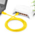 Greenconnect Патч-корд прямой 1.5m, UTP кат.5e, желтый, позолоченные контакты, 24 AWG, литой, GCR-LNC02-1.5m, ethernet high speed 1 Гбит/с, RJ45, T568B Greenconnect RJ45(m) - RJ45(m) Cat. 5e U/UTP PVC 1.5м жёлтый