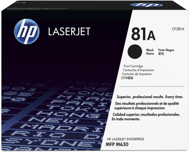 Тонер-картридж HP 81A Black Original LaserJet Toner Cartridge (CF281A)