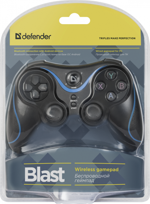 Defender Беспроводной геймпад Blast USB,Bluetooth,Android,Li-Ion Defender Blast Defender Беспроводной геймпад Blast USB,Bluetooth,Android,Li-Ion Defender Blast