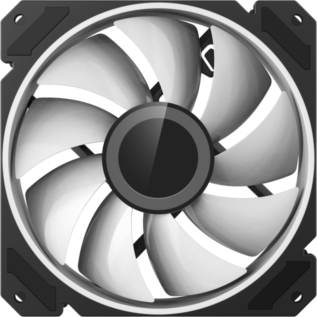 Кулер для корпуса ПК Gamemax FN-12Rainbow-C9-Infinity