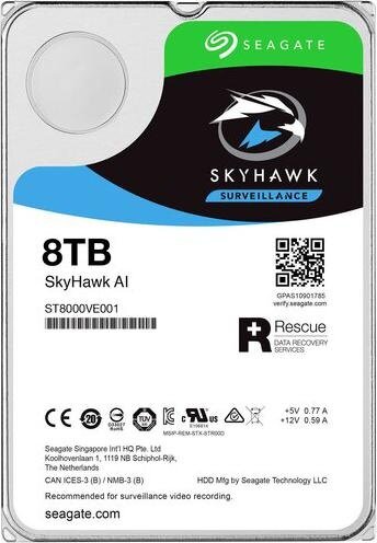 Жесткий диск Seagate SkyHawk AI ST8000VE001