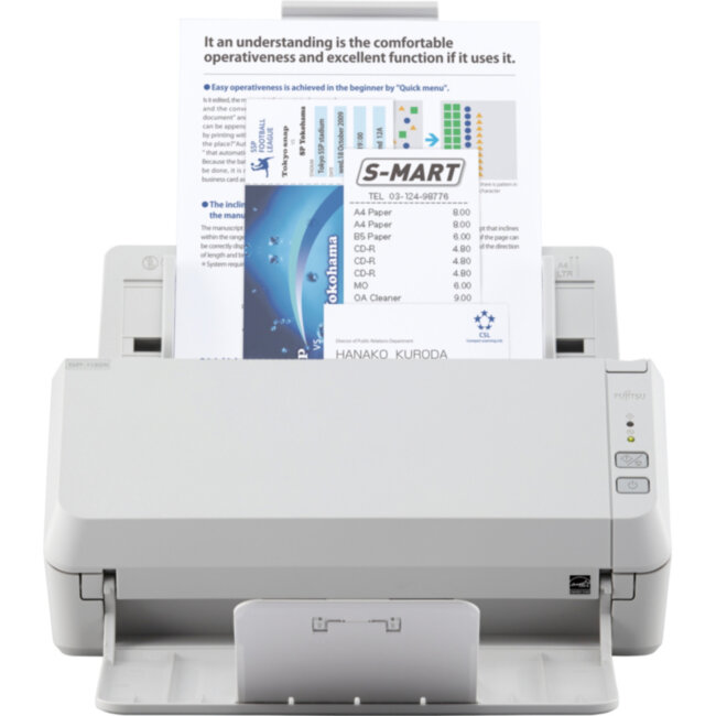 SP-1130N Документ сканер А4, двухсторонний, 30 стр/мин, автопод. 50 листов, USB 3.2, Gigabit Ethernet PFU Imaging Solutions Europe Limited PA03811-B021