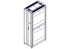 Шкаф Systeme Electric, серия Uniprom, 48U-600/1070, боковые панели 4шт, черный SYSTEME ELECTRIC UR3107