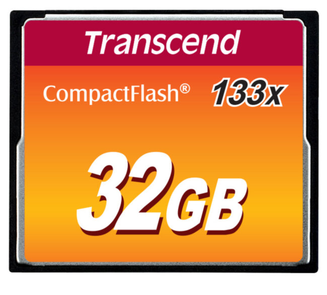 Карта памяти Transcend CompactFlash 133 32GB Карта памяти Transcend CompactFlash 133 32GB