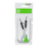 GCR Кабель 5.0m аудио jack 3.5mm/jack 3.5mm белый, AL case черный, M/M, GCR-54753 Greenconnect GCR-54753