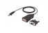 Конвертер, USB<=>RS-422/485, USB B-тип>4xDB9, Female>Male, без Б.П., (USB 2.0;с 1 шнуром A>B Male) ATEN UC485