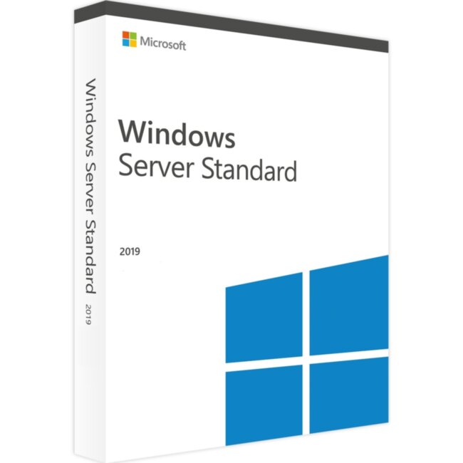 Программное обеспечение на материальном носителе в товарной упаковке Windows Svr Std 2019 64Bit English DVD 5 Clt 16 Core License