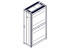 Шкаф Systeme Electric, серия Uniprom, 48U-600/1200, боковые панели 4шт, черный SYSTEME ELECTRIC UR3307