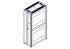 Шкаф Systeme Electric, серия Uniprom, 48U-600/1200, боковые панели 4шт, черный SYSTEME ELECTRIC UR3307