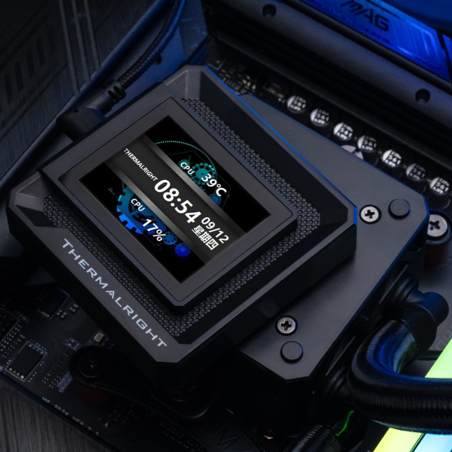 Водяное охлаждение для процессора Thermalright Frozen Warframe SE 240 ARGB Black Водяное охлаждение для процессора Thermalright Frozen Warframe SE 240 ARGB Black