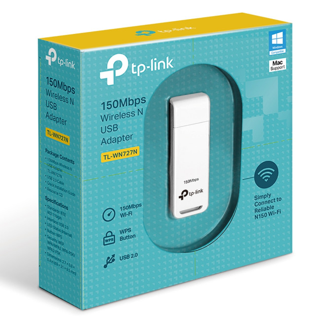 Адаптер Wi-Fi TP-Link TL-WN727N Адаптер Wi-Fi TP-Link TL-WN727N
