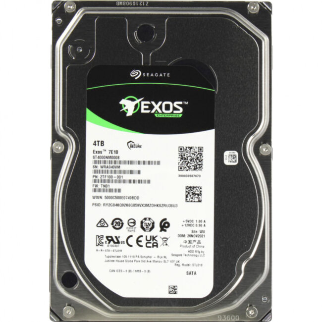 Жесткий диск Seagate Exos 7E10 4Tb (ST4000NM000B)