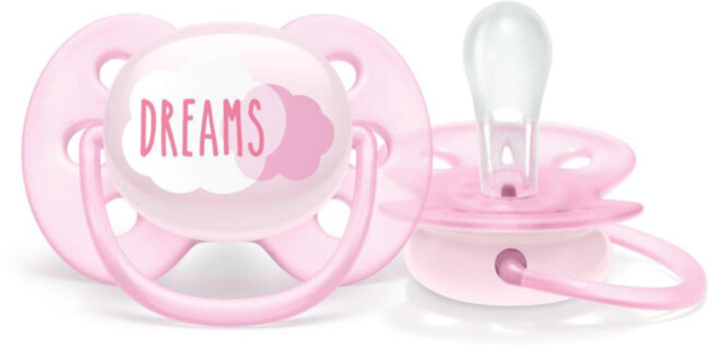 Пустышка ultra soft, Dreams, 0-6 мес, 1 шт, для девочек Philips Avent ultra soft SCF527/01