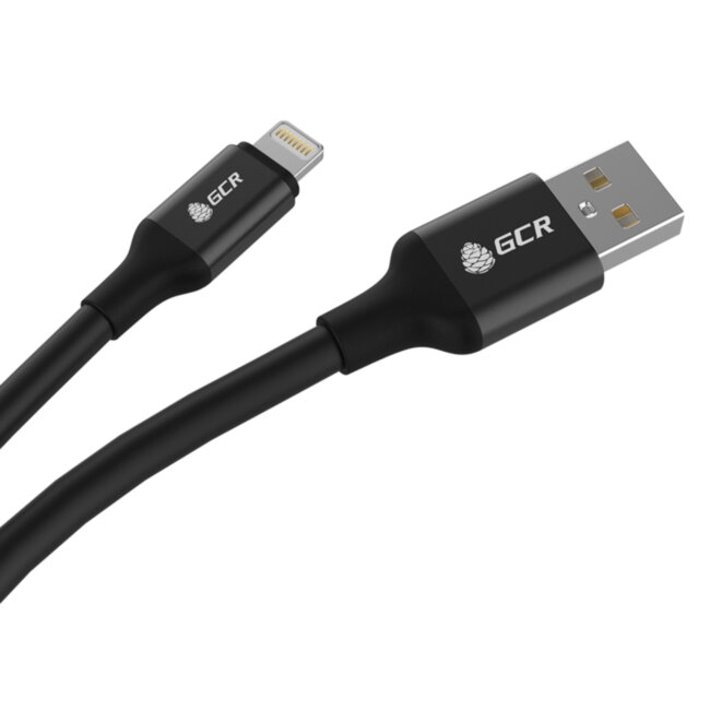 NEW GCR Кабель 0.9m Lightning для Iphone 5/6/7/8/X - поддержка всех IOS, MFI, GRADIEN, GCR-52229 Greenconnect USB 2.0 Type-AM - Lightning (m) 0.9м