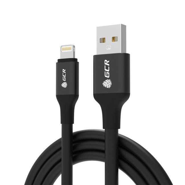 NEW GCR Кабель 0.9m Lightning для Iphone 5/6/7/8/X - поддержка всех IOS, MFI, GRADIEN, GCR-52229 Greenconnect USB 2.0 Type-AM - Lightning (m) 0.9м