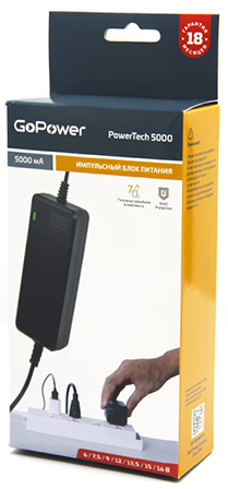 Блок питания GoPower PowerTech 5000 универсальн. импульсный (1/20) GoPower PowerTech 5000