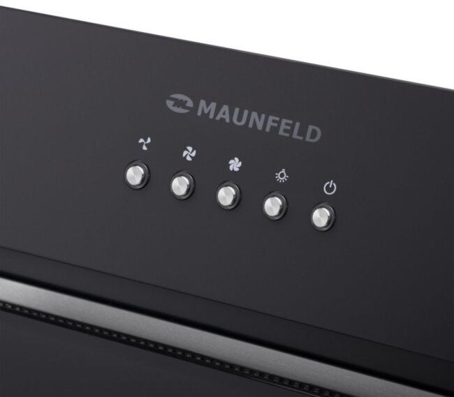 Кухонная вытяжка MAUNFELD Maunfeld TRAPEZE 602IG BLACK Кухонная вытяжка MAUNFELD Maunfeld TRAPEZE 602IG BLACK