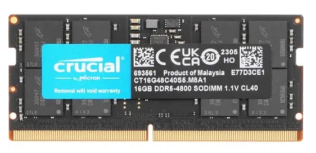 Память оперативная Crucial CT16G48C40S5