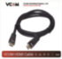 Кабель HDMI 19M/M ver. 2.0 черные коннекторы, 3m VCOM <CG526S-B-3M> Blister VCOM HDMI (m) - HDMI (m) 3м