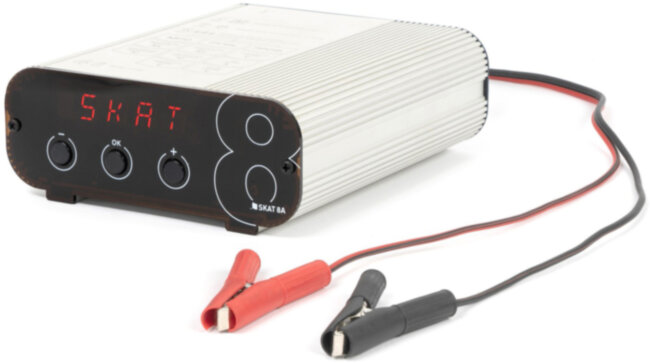 248 Компактное автоматическое зарядное устройство для аккумуляторов (АКБ), заряжает все типы свинцово-кислотных АКБ, включая автомобильные. Ток заряда до 8А. IP 50. Бастион SKAT 8A 248 Компактное автоматическое зарядное устройство для аккумуляторов (АКБ), заряжает все типы свинцово-кислотных АКБ, включая автомобильные. Ток заряда до 8А. IP 50. Бастион SKAT 8A