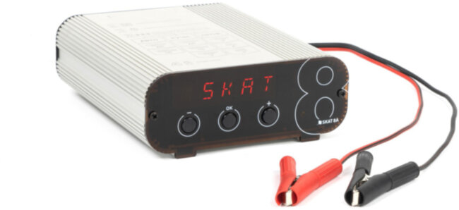 248 Компактное автоматическое зарядное устройство для аккумуляторов (АКБ), заряжает все типы свинцово-кислотных АКБ, включая автомобильные. Ток заряда до 8А. IP 50. Бастион SKAT 8A 248 Компактное автоматическое зарядное устройство для аккумуляторов (АКБ), заряжает все типы свинцово-кислотных АКБ, включая автомобильные. Ток заряда до 8А. IP 50. Бастион SKAT 8A