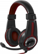 Defender Игровая гарнитура Warhead G-185 черный + красный, кабель 2 м Defender Warhead G-185