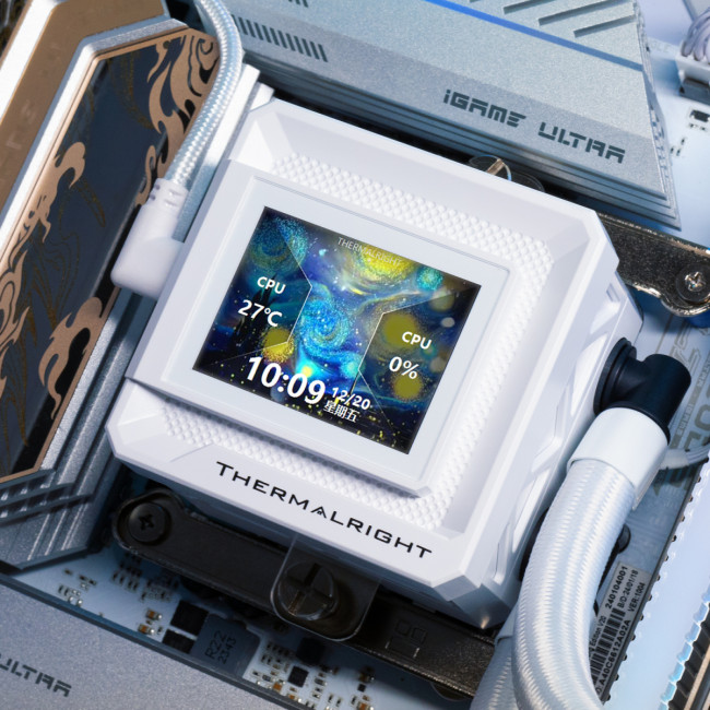 Водяное охлаждение для процессора Thermalright Frozen Warframe SE 360 ARGB White Водяное охлаждение для процессора Thermalright Frozen Warframe SE 360 ARGB White