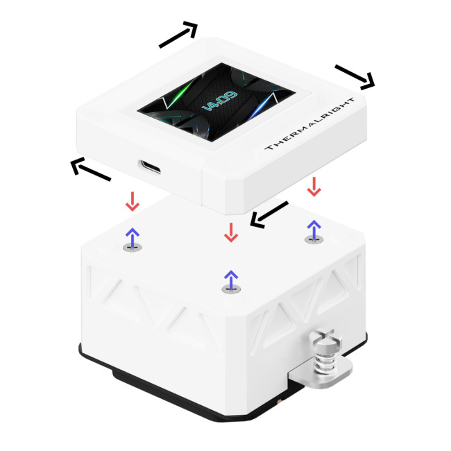 Водяное охлаждение для процессора Thermalright Frozen Warframe SE 360 ARGB White Водяное охлаждение для процессора Thermalright Frozen Warframe SE 360 ARGB White