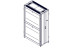 Монтажный шкаф Systeme Electric, серия Uniprom, 42U-600/1200, боковые панели 4шт, черный SYSTEME ELECTRIC UR3300
