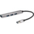 Переходник USB 3.0 -->USB3.0+3 USB2.0, Aluminum Shell, 0.2м Telecom <TA308U> VCOM TA308U
