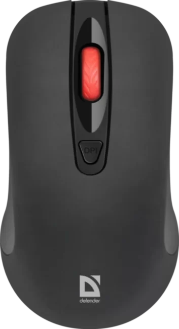 Defender Беспроводная оптическая мышь Nexus MS-195 черный,4 кнопки,800-1600 dpi Defender 52195