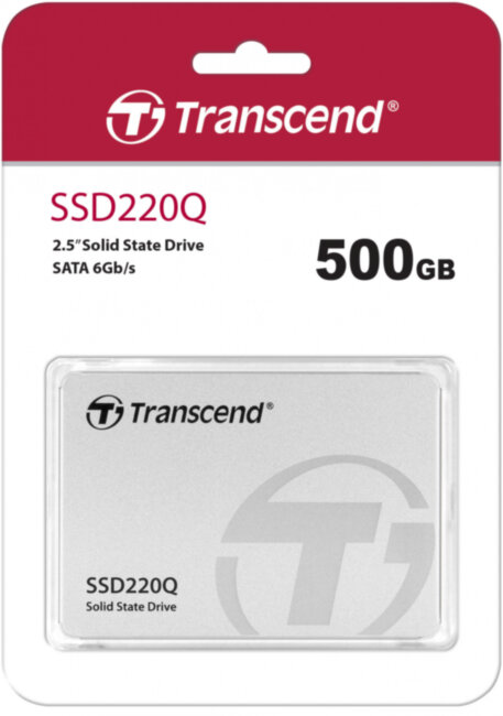 Твердотельный накопитель Transcend SSD220Q TS500GSSD220Q Твердотельный накопитель Transcend SSD220Q TS500GSSD220Q