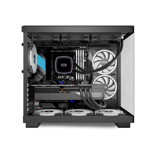 Корпус без блока питания PCCooler C3T500 ARGB BK Корпус без блока питания PCCooler C3T500 ARGB BK