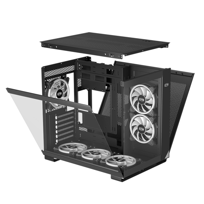 Корпус без блока питания PCCooler C3T500 ARGB BK Корпус без блока питания PCCooler C3T500 ARGB BK