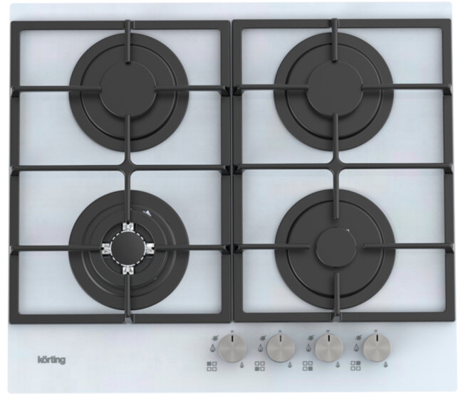 Встраиваемая газовая панель Korting Korting HGG 6722 CTW