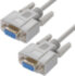 Greenconnect Кабель 15.m 0-модемный COM линковочный, DB9/DB9  9F/9F, серый, 30 AWG, GCR-DB901-15m Greenconnect COM(RS232) 9F - COM(RS232) 9F 15м