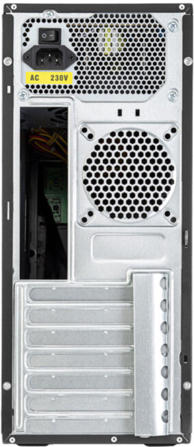 Корпус c блоком питания 500 Ватт Foxline FL-301-FZ500R