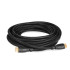 Greenconnect Кабель 1.0m HDMI версия 2.0, HDR 4:2:2, Ultra HD, 4K 60 fps 60Hz/5K*30Hz, 3D, AUDIO, 18.0 Гбит/с, 28/28 AWG, OD7.3mm, тройной экран, черный нейлон, GCR-HM811-1.0m Greenconnect HDMI (m) - HDMI (m) 1м