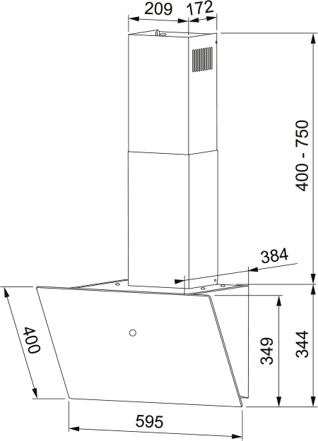 Вытяжка Franke Вытяжка Franke REFLECT 60 BK (330.0702.909)