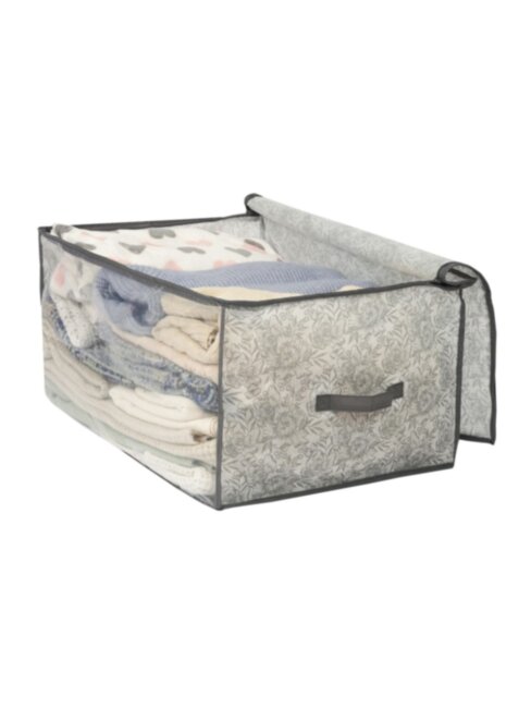 Короб для хранения Короб для хранения Grey Flower 60х50х35
