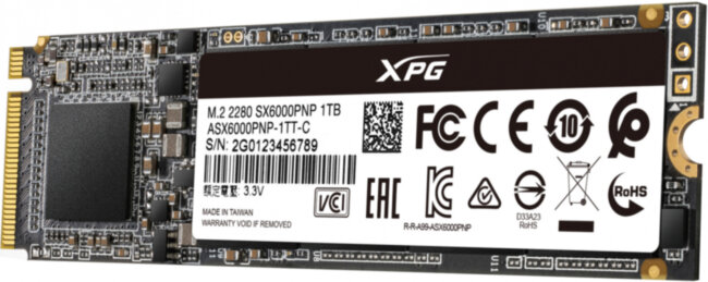 Твердотельный накопитель XPG SX6000 Pro ASX6000PNP-1TT-C Твердотельный накопитель XPG SX6000 Pro ASX6000PNP-1TT-C