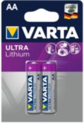 Батарейка Varta ULTRA FR6 AA BL2 Lithium 1.5V (6106) (2/20/200) (2 шт.) VARTA 06106301402 Батарейка Varta ULTRA FR6 AA BL2 Lithium 1.5V (6106) (2/20/200) (2 шт.) VARTA 06106301402