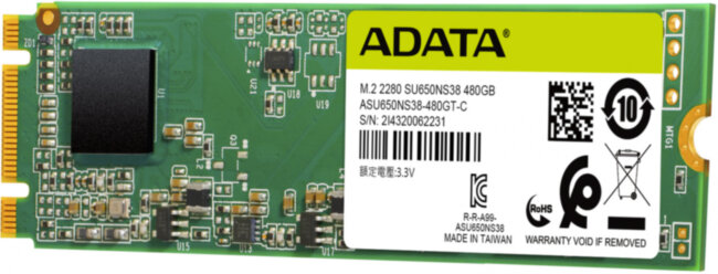 Твердотельный накопитель ADATA Ultimate SU650 ASU650NS38-480GT-C Твердотельный накопитель ADATA Ultimate SU650 ASU650NS38-480GT-C