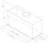 Встраиваемая вытяжка ELICA Elica LANE SENSOR @ IX/A/72-PRF0188201A