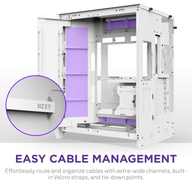 Корпус без блока питания NZXT  H9 Flow CM-H92FW-01 Корпус без блока питания NZXT  H9 Flow CM-H92FW-01